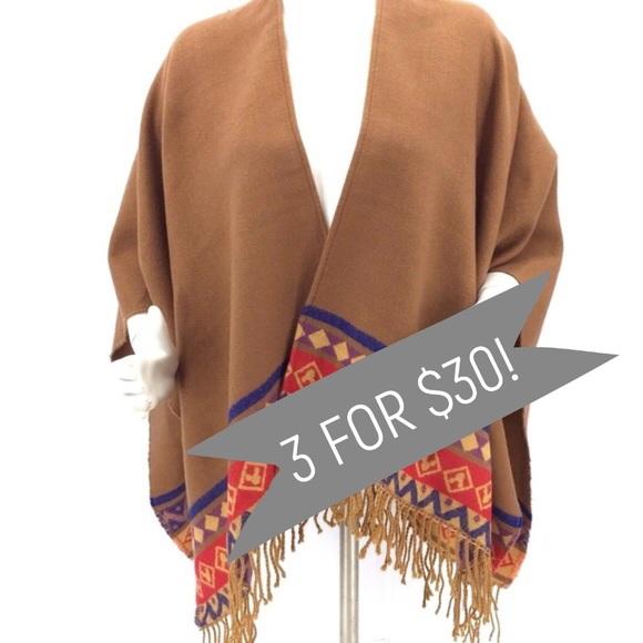 Disney Jackets & Blazers - Disney Parks Animal Kingdom Shawl Cape Poncho OSFM